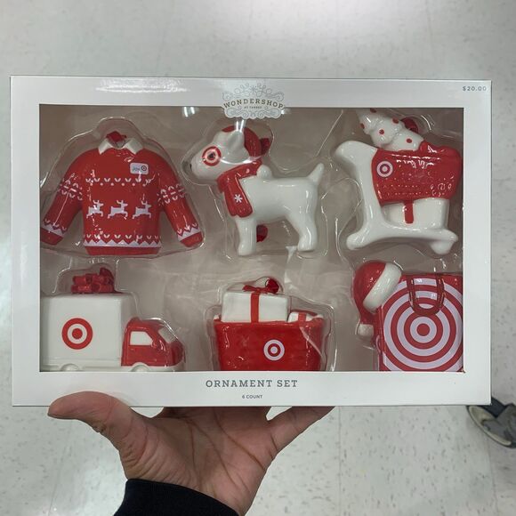 Target ceramic ornament set - Picture 1 of 2